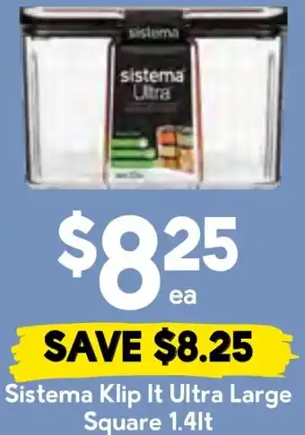 Drakes Sistema klip it ultra large square offer