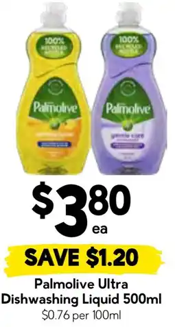 Drakes Palmolive ultra dishwashing liquid offer