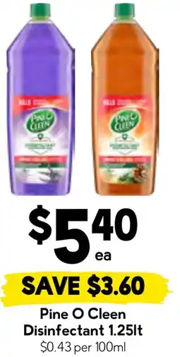 Drakes Pine o cleen disinfectant offer