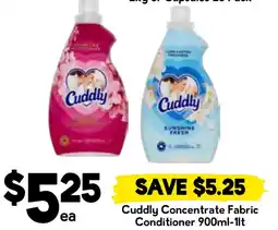 Drakes Cuddly concentrate fabric conditioner offer