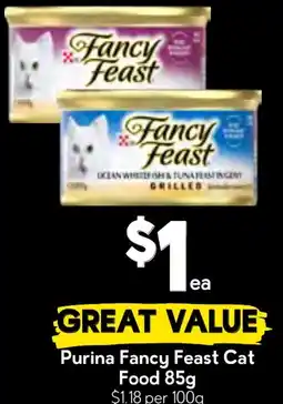 Drakes Purina fancy feast cat food offer