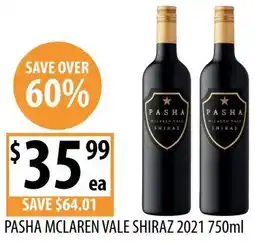 Supabarn Pasha mclaren vale shiraz 2021 offer