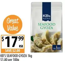 Supabarn Kb's seafood gyoza offer