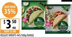 Supabarn Helga's wraps offer