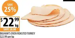 Supabarn Ingham's oven roasted turkey offer