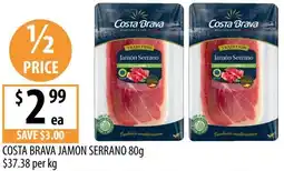 Supabarn Costa brava jamon serrano offer