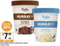 Supabarn Bulla murray street ice cream tubs offer