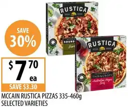 Supabarn Mccain rustica pizzas offer