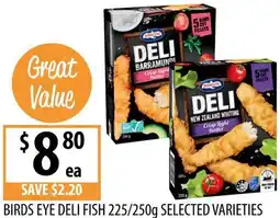 Supabarn Birds eye deli fish offer