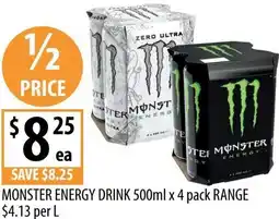 Supabarn Monster energy drink offer