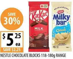 Supabarn Nestle chocolate blocks offer