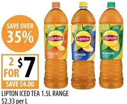 Supabarn Lipton iced tea offer