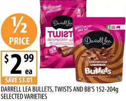 Supabarn Darrell lea bullets, twists and bb's offer