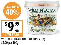 Supabarn Wild nectar australian honey offer
