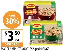 Supabarn Maggi 2 minute noodles offer