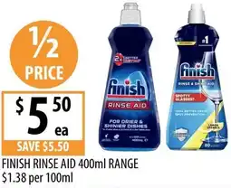 Supabarn Finish rinse aid offer