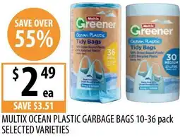 Supabarn Multix ocean plastic garbage bags offer