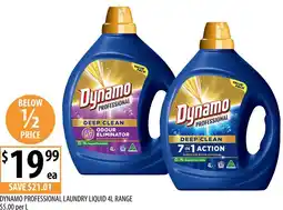 Supabarn Dynamo professional laundry liquid offer