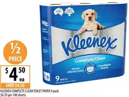 Supabarn Kleenex complete clean toilet paper offer