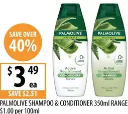 Supabarn Palmolive shampoo & conditioner offer
