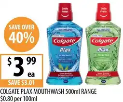 Supabarn Colgate plax mouthwash offer