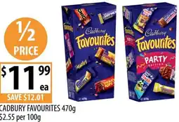 Supabarn Cadbury favourites offer