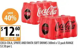 Supabarn Coca-cola, sprite and fanta soft drinks offer