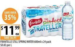Supabarn Frantelle still spring water offer