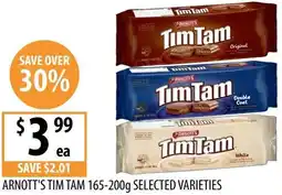 Supabarn Arnott's tim tam offer