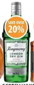 Supabarn Tanqueray london dry gin offer