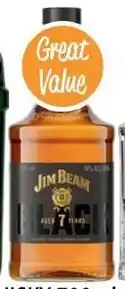 Supabarn Jim beam black 7 year old offer