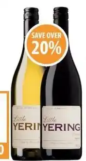Supabarn Little yering wines offer
