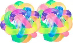 Toymate Popsey Braided Rainbow Ball 6cm offer