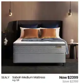 Myer SEALY Sabah Medium Mattress offer