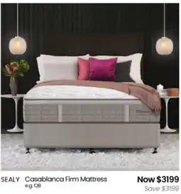 Myer SEALY Casablanca Firm Mattress offer