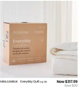 Myer MINIJUMBUK Everyday Quilt offer