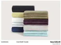 Myer SHERIDAN Aven Bath Towels offer