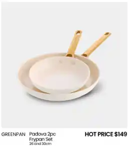 Myer GREENPAN Padova Frypan Set offer