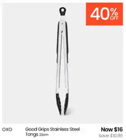 Myer OXO Good Grips Stainless Steel Tongs offer