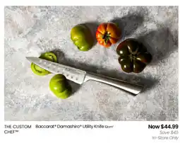 Myer THE CUSTOM CHEF Baccarat Damashiro Utility Knife offer