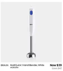 Myer BRAUN MultiQuick 1 Hand Blender offer