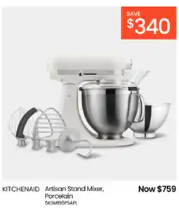 Myer KITCHENAID Artisan Stand Mixer offer