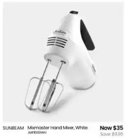 Myer SUNBEAM Mixmaster Hand Mixer offer