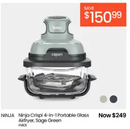 Myer NINJA Ninja Crispi 4-in-1 Portable Glass Airfryer offer