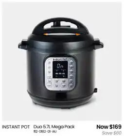 Myer INSTANT POT Duo Mega Pack offer
