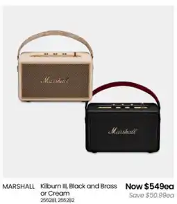 Myer MARSHALL Kilburn III offer