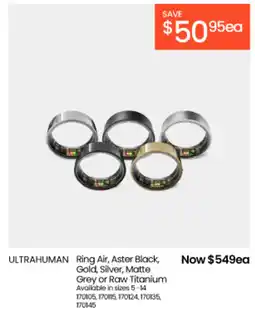 Myer ULTRAHUMAN Ring Air offer