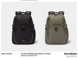 Myer HIGH SIERRA Access 4 Backpack offer