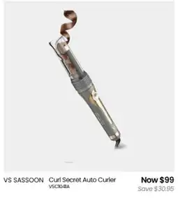 Myer VS SASSOON Curl Secret Auto Curler offer