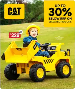 Toymate CAT Dump Truck Ride On offer
